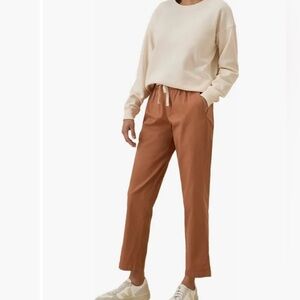 Pact Organic Cotton Daily Twill Preppy Outdoor Coastal Active Drawstring Pants M